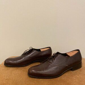 Ferragamo Leather Oxfords, Size 11, Like new